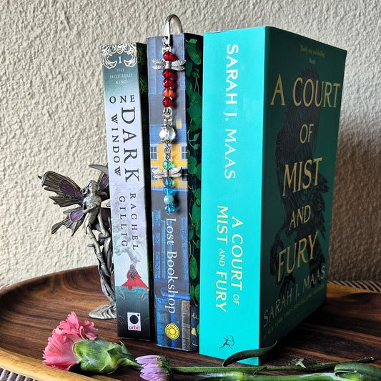 Fire & Ice Dragonfly Bookmark