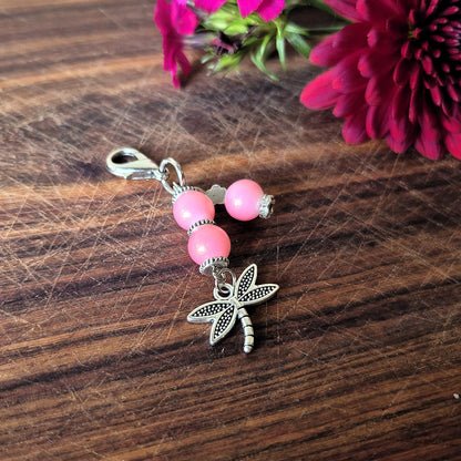Shimmer Dragonfly Charm